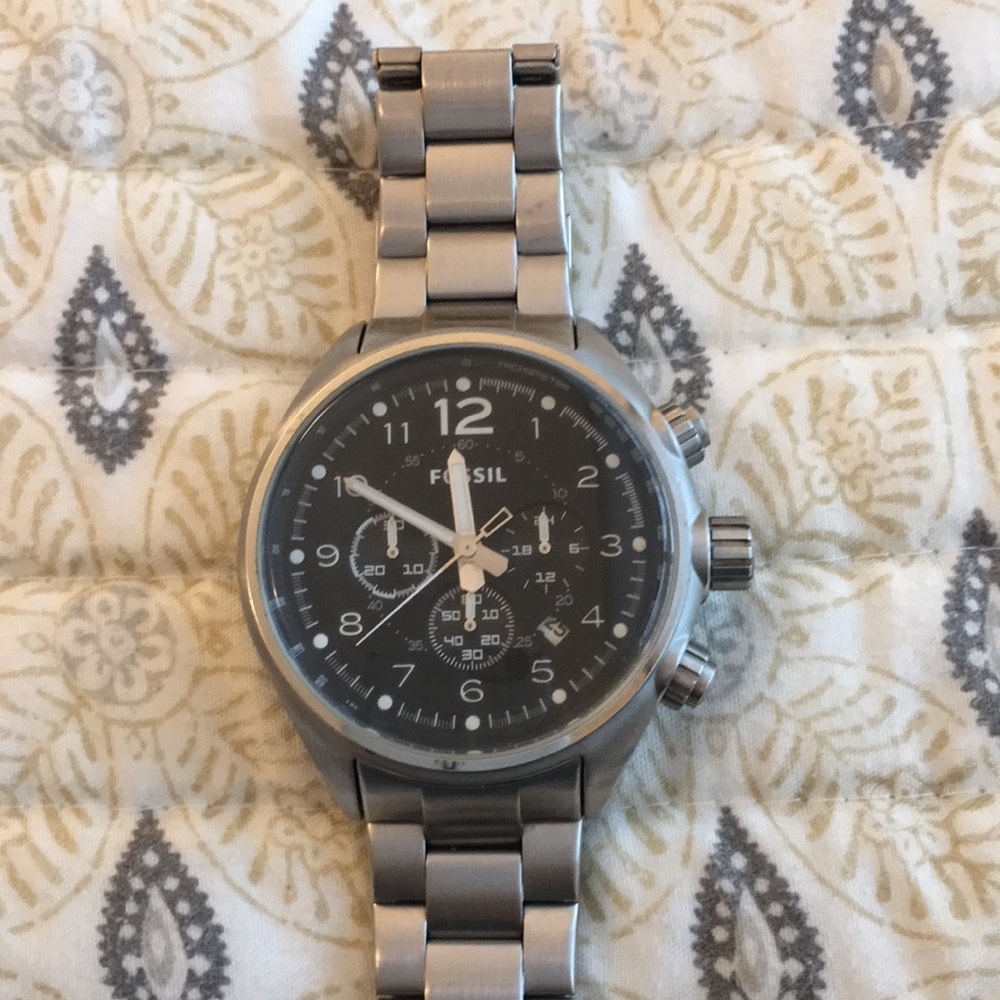 Men’s Pre owned Fossil watch excellent condition